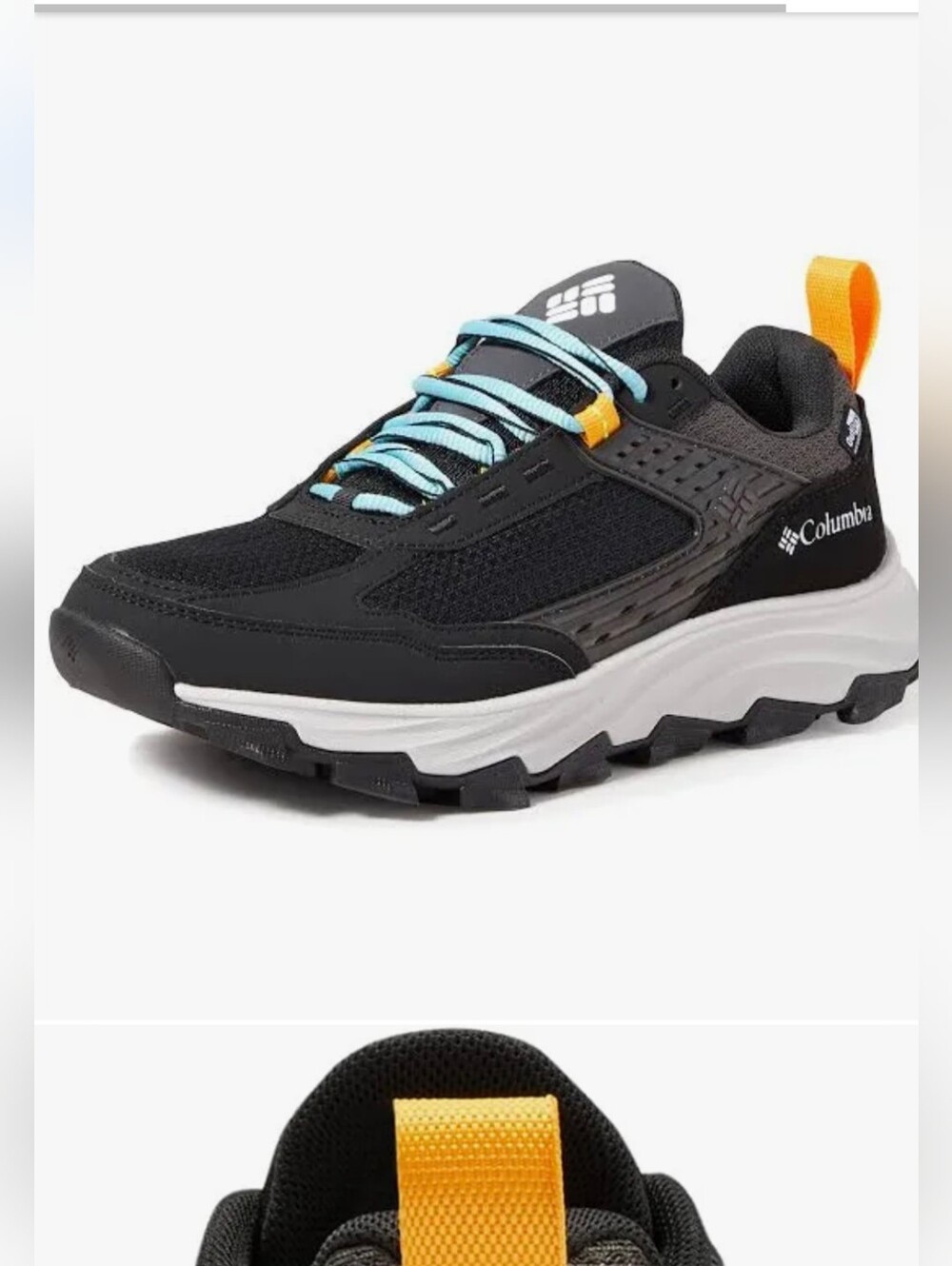 Columbia Hatana Max Outdry Shoes, waterproof hiking, running Trail Black W Sz 9 - Picture 10 of 13